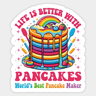 World's Best Pancakes Mmaker Sticker